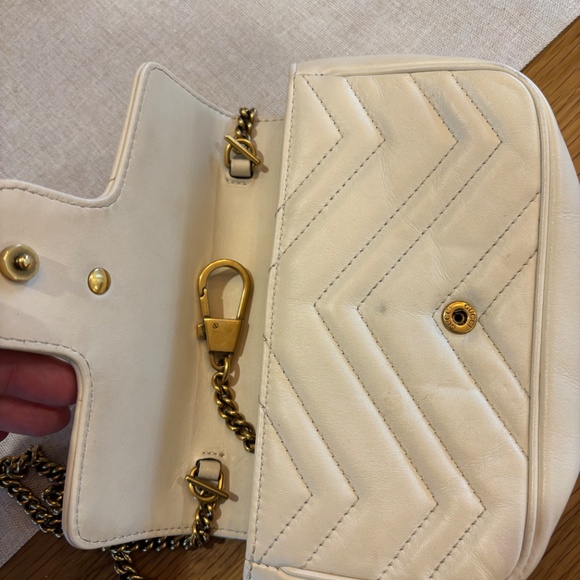 Gucci GG Marmont Super Mini Bag - White | Pre-loved/Used - Picture 7 of 9